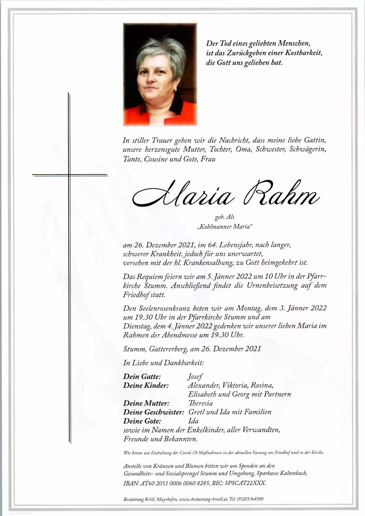 Parte von Maria Rahm